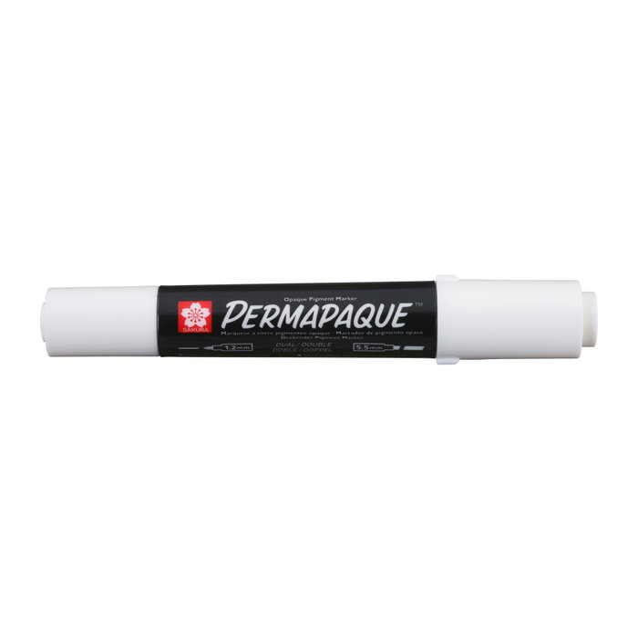 Sakura Permapaque Punta Doble Blanco